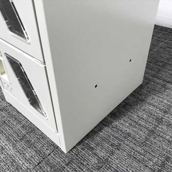 4人用シューズボックス 窓付きアルプススチール