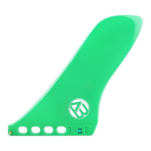 SUPサップセンターフィン9インチツールナシシングルフィンロングボードサーフボードスタンドアップパドルボードフィン(緑色)