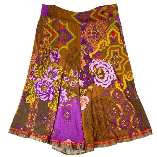 エトロ　膝丈スカート ETRO エトロ スカート ひざ丈 アパレル ボトムス 総柄 レーヨン