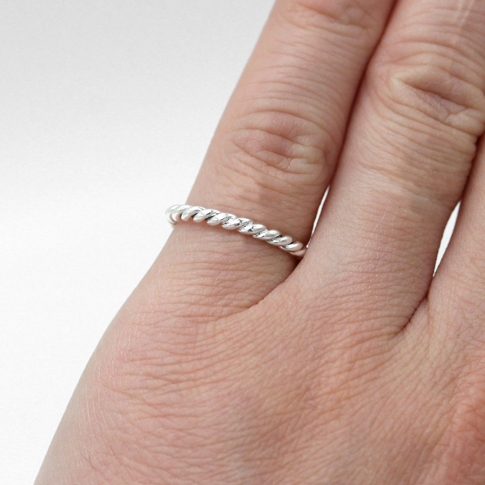 ティファニー TIFFANY&CO. ツイスト リング シルバー925 9号 指輪