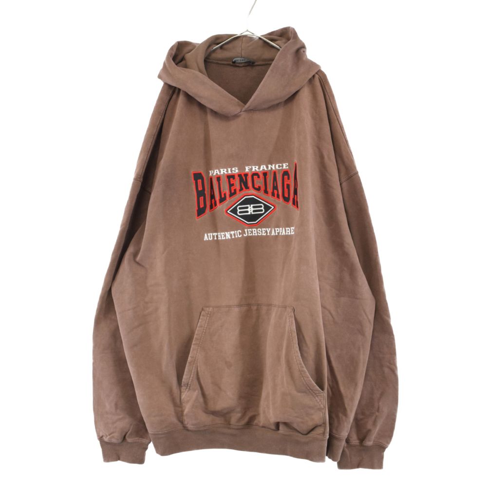 BALENCIAGA (バレンシアガ) Logo Embroidery Hoodie ロゴエンブロイ