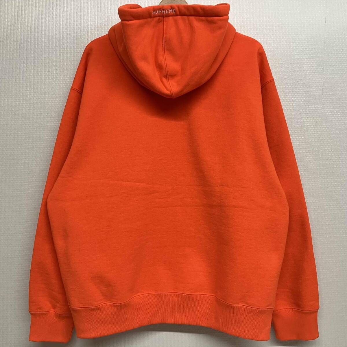 Supreme S LOGO ZIP UP HOODED SWEATSHIRT BRIGHT ORANGE シュプリーム