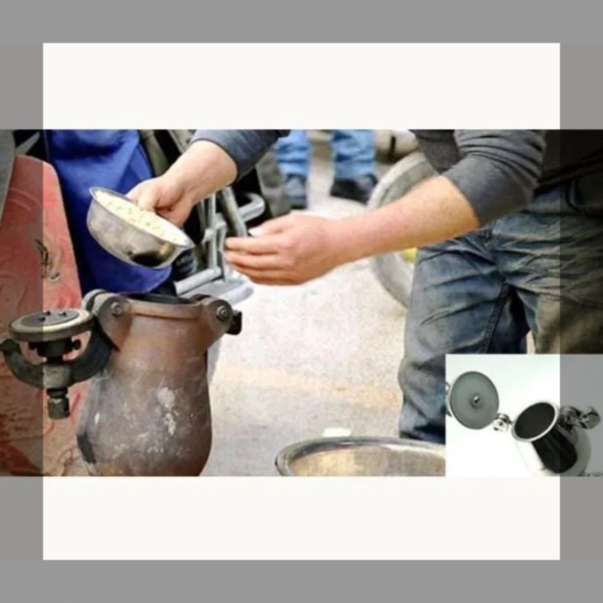 手動ポップコーンマシン家庭用小型304ステンレスシリアルアンプ旧式ミニポップコーン鍋