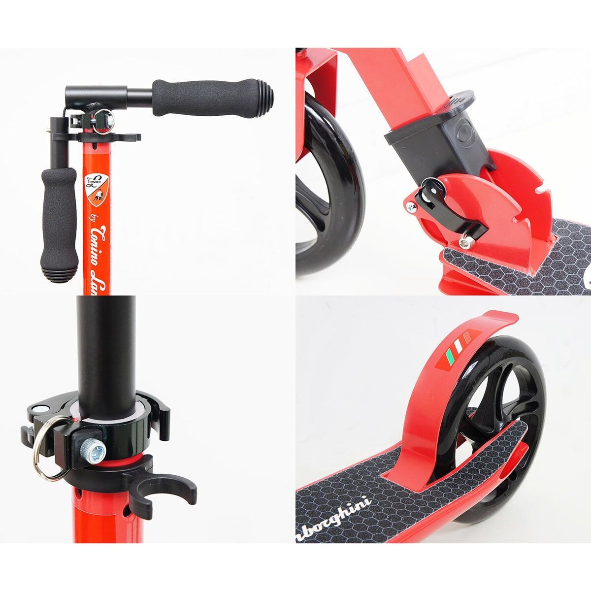 激レア!!トニーノ・ランボルギーニ仕様  キックボード 倉庫直送】池商 トニーノ・ランボルギーニ キックボード レッド