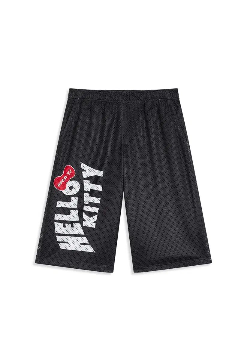 Open YY オープンワイワイ ハローキティ X yy メッシュ ショートパンツ 黒 s ー m