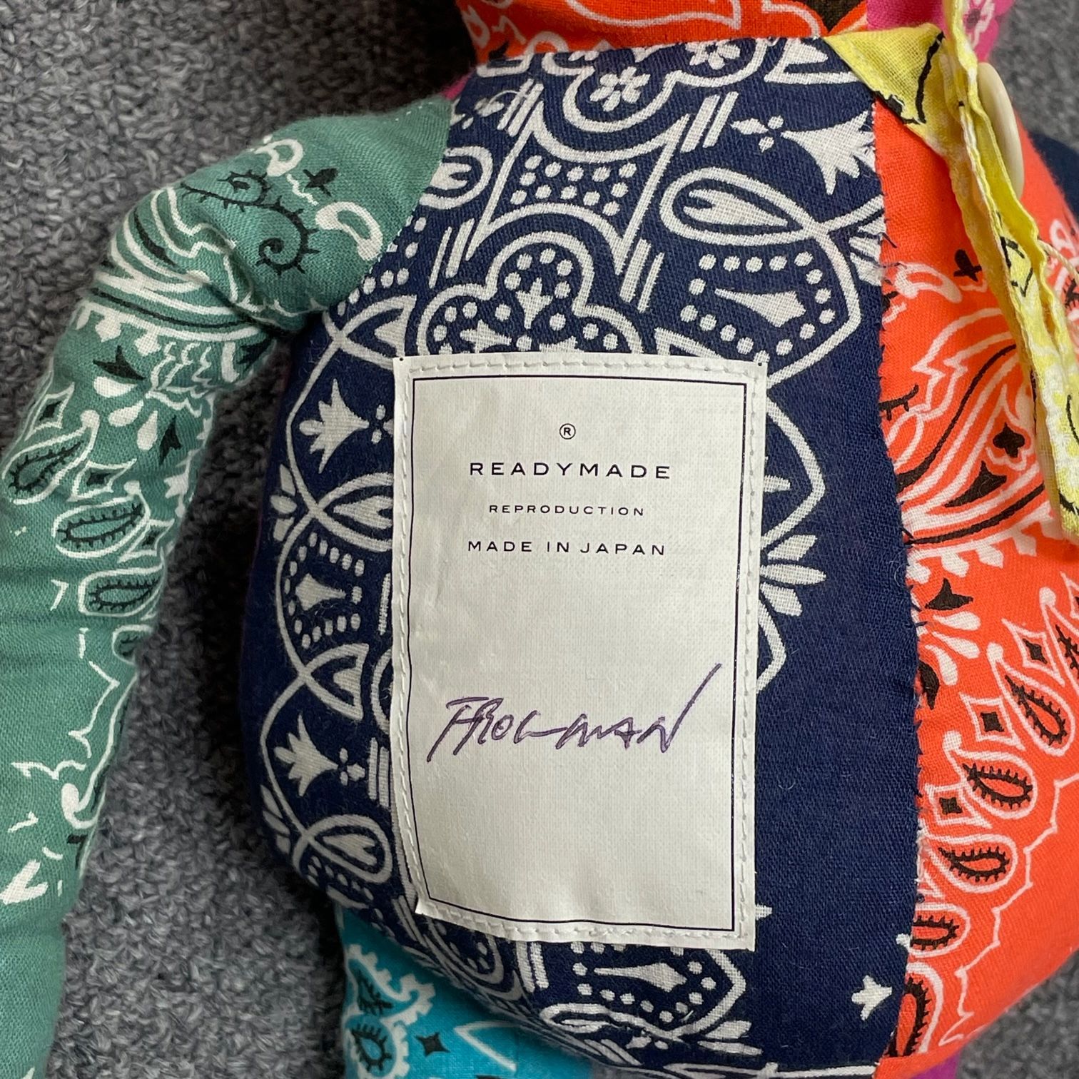 定価27500円 READYMADE MULTI BANDANA Frog Man RE-CO-MU-00-00-17