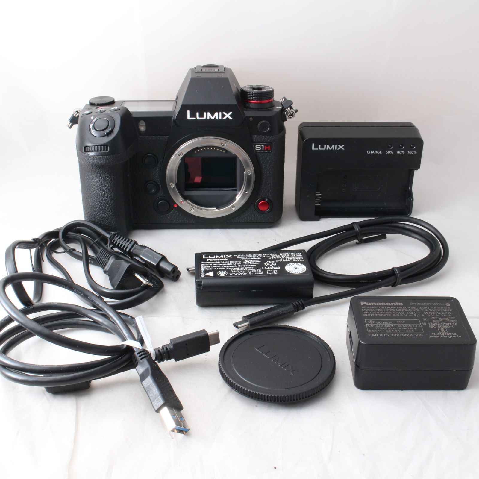 ☆美品・ショット数1681☆ パナソニック Panasonic LUMIX S1H ボディ 