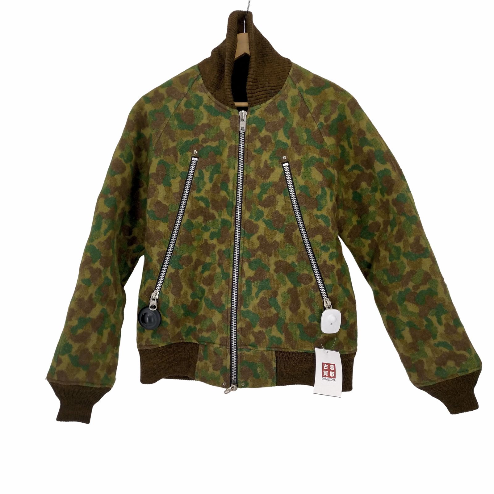 モニタリー MONITALY USA製 八の字 camo bomberジャケット