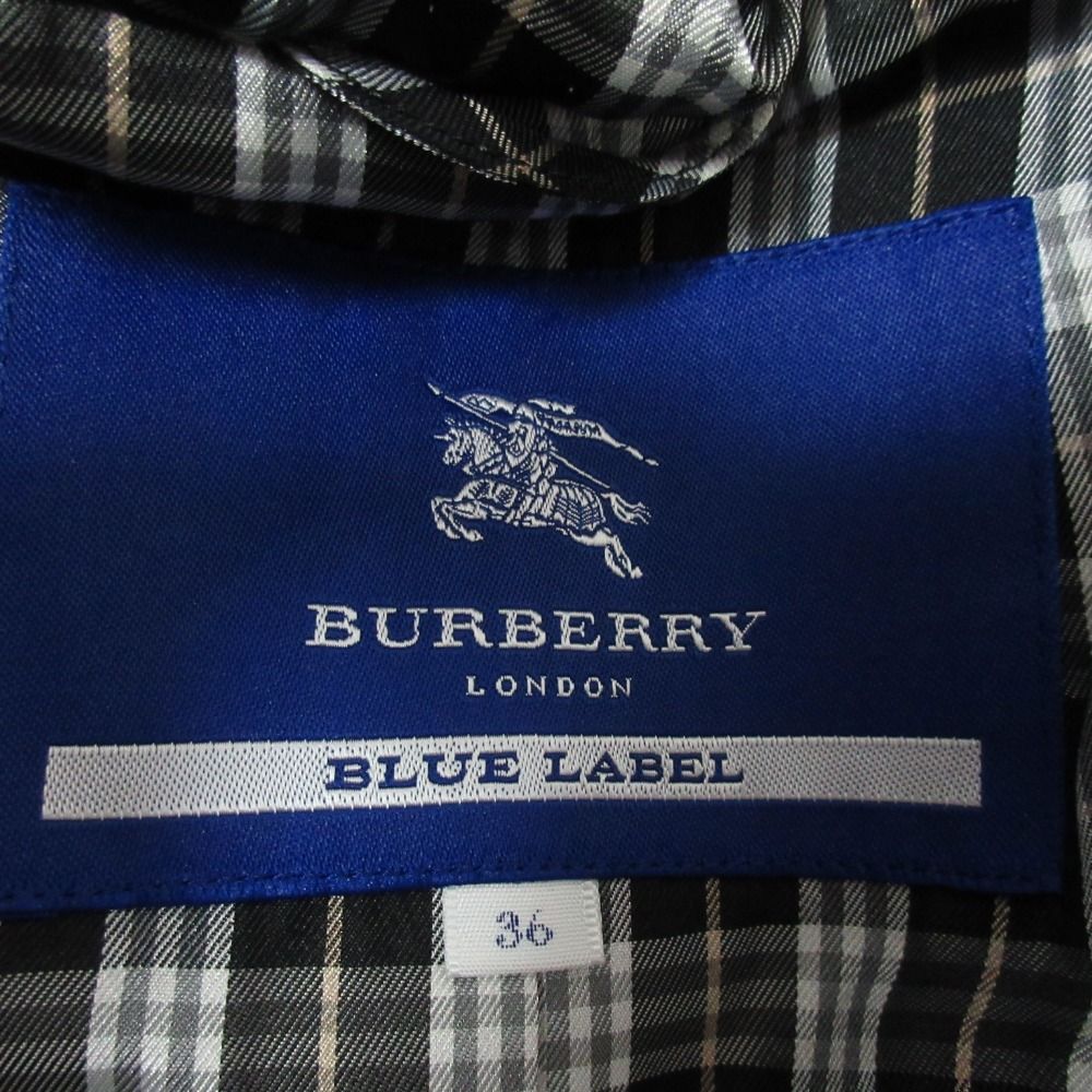 BURBERRY LONDON ボストンバッグ 2way ネイビー BURBERRY LONDON BLUE LABEL ボストンバック ネイビー 中古美品