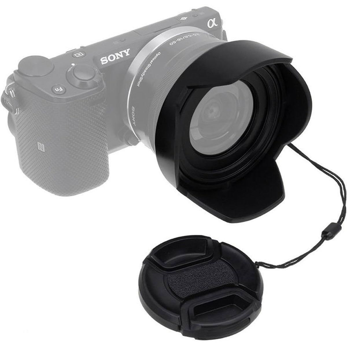Fotodiox リバーシブルレンズフードキット Sony E PZ 16-50mm F3.5-5.6 