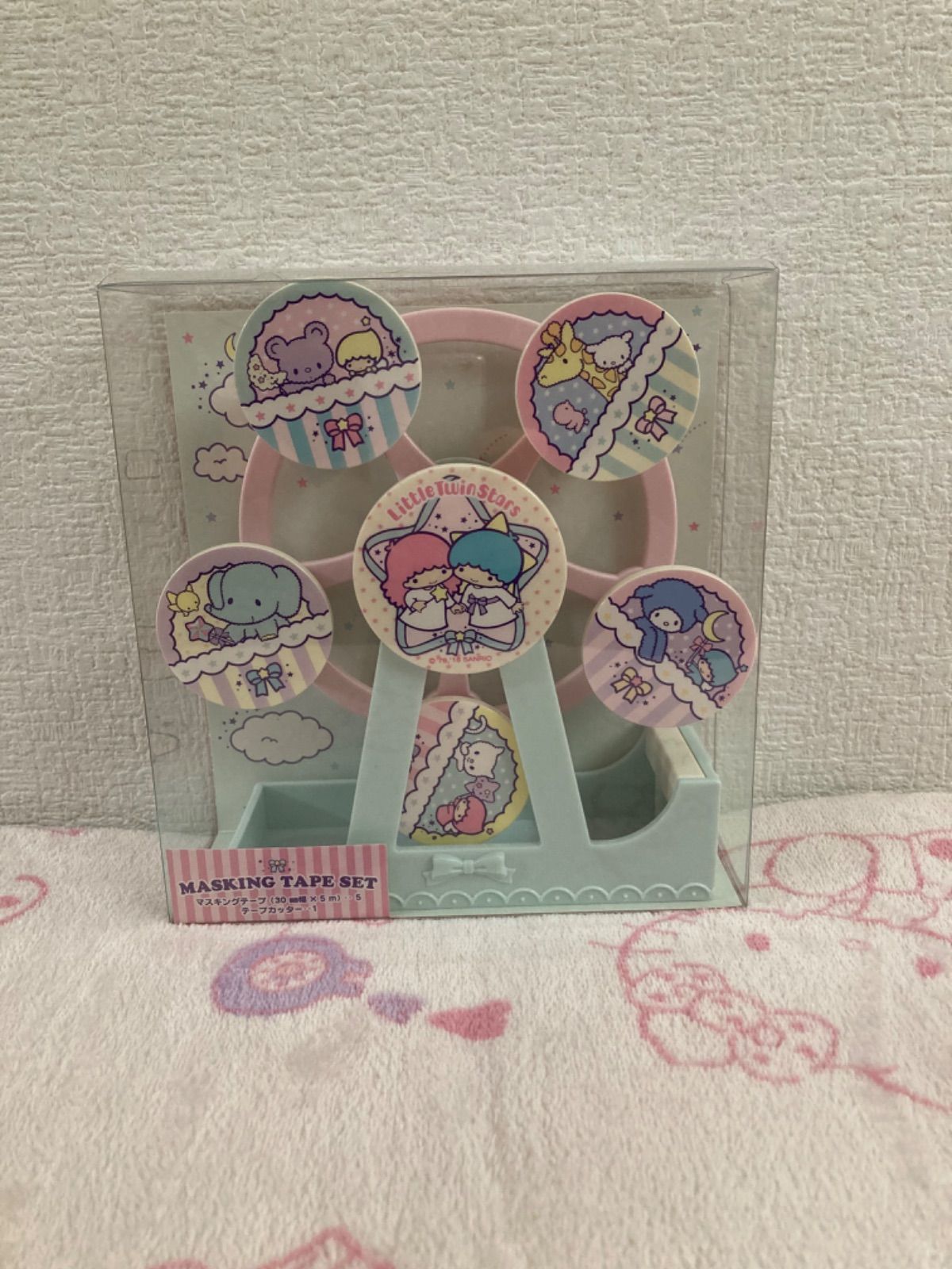 キキララ観覧車マスキングテープ LittleTwinStars/リトルツインスターズ・キキララ・ MASKING