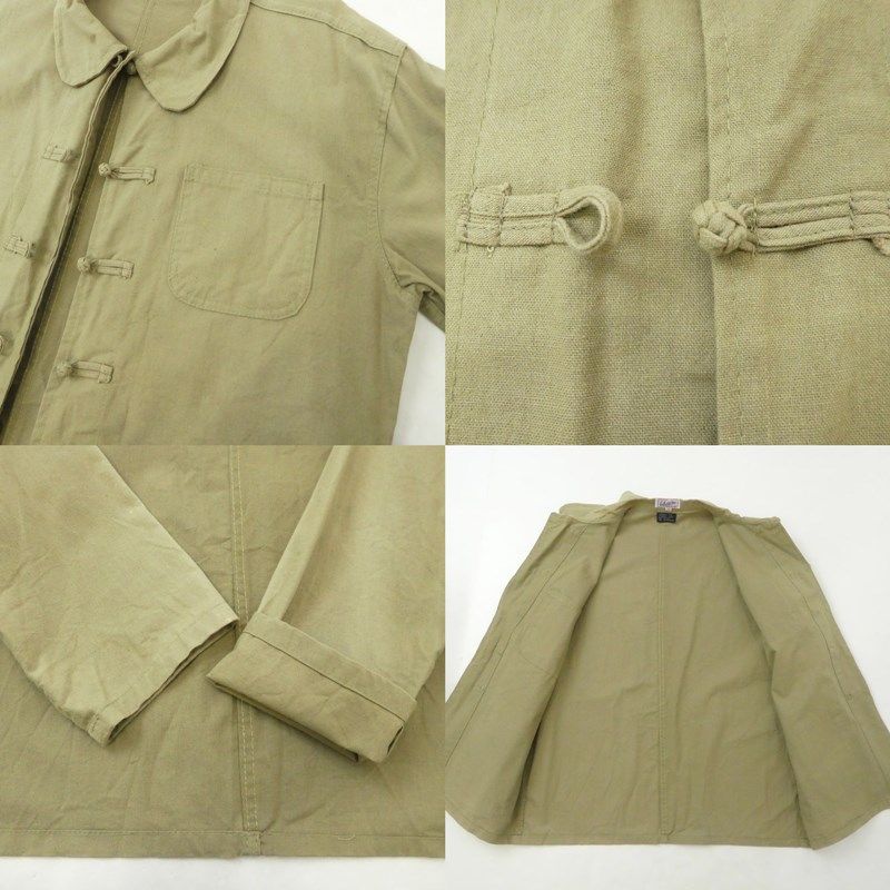 FRENCH CHINA”JACKETセットアップ　カーキ 楽天市場】【 CWORKS Wall Linen French China Jacket 】シー
