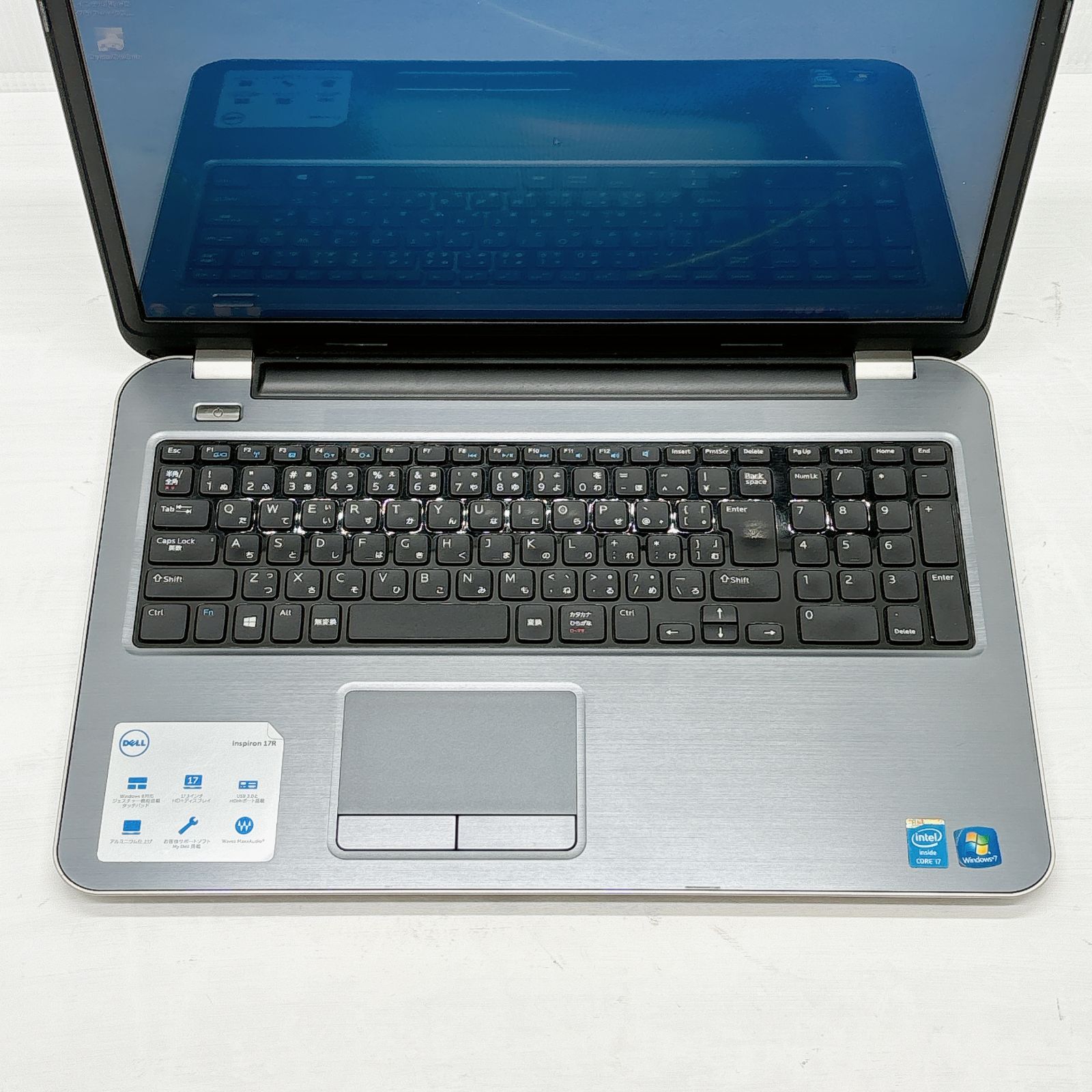 希少!! windows7搭載 DELL Inspiron 5737 Core i7-4500U 1.8GHz 8GB 1TB 17.3インチ  1920×1080 フルHD DVDマルチ ジャンク扱い H12600 - メルカリ