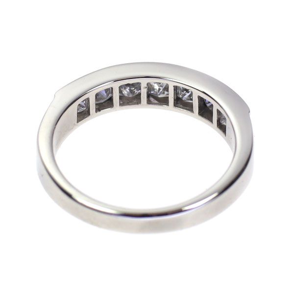 値下げしました❗️PT900プリンセスカット1ct１文字ダイヤモンドリング Pt900 プリンセスカット ダイヤモンド リング 1.08ct 一文字
