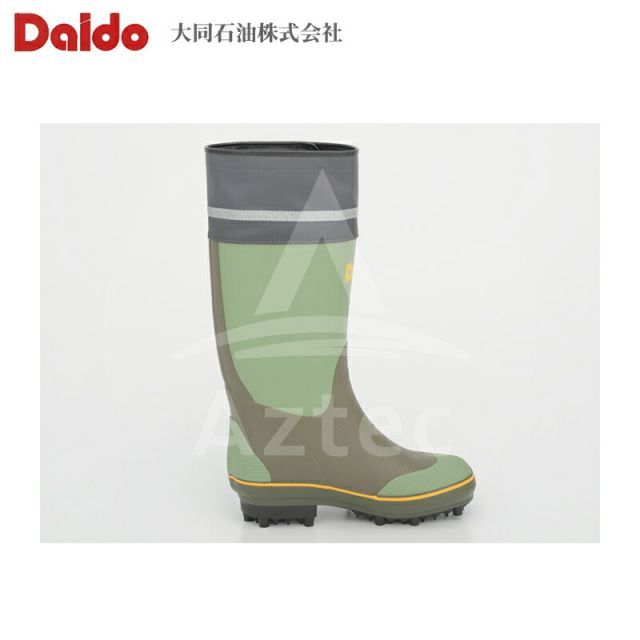 美品 大同石油 マイティーブーツHG 28cm 21 マイティブーツHG Daido(大同石油) 長靴 グレー色 作業靴
