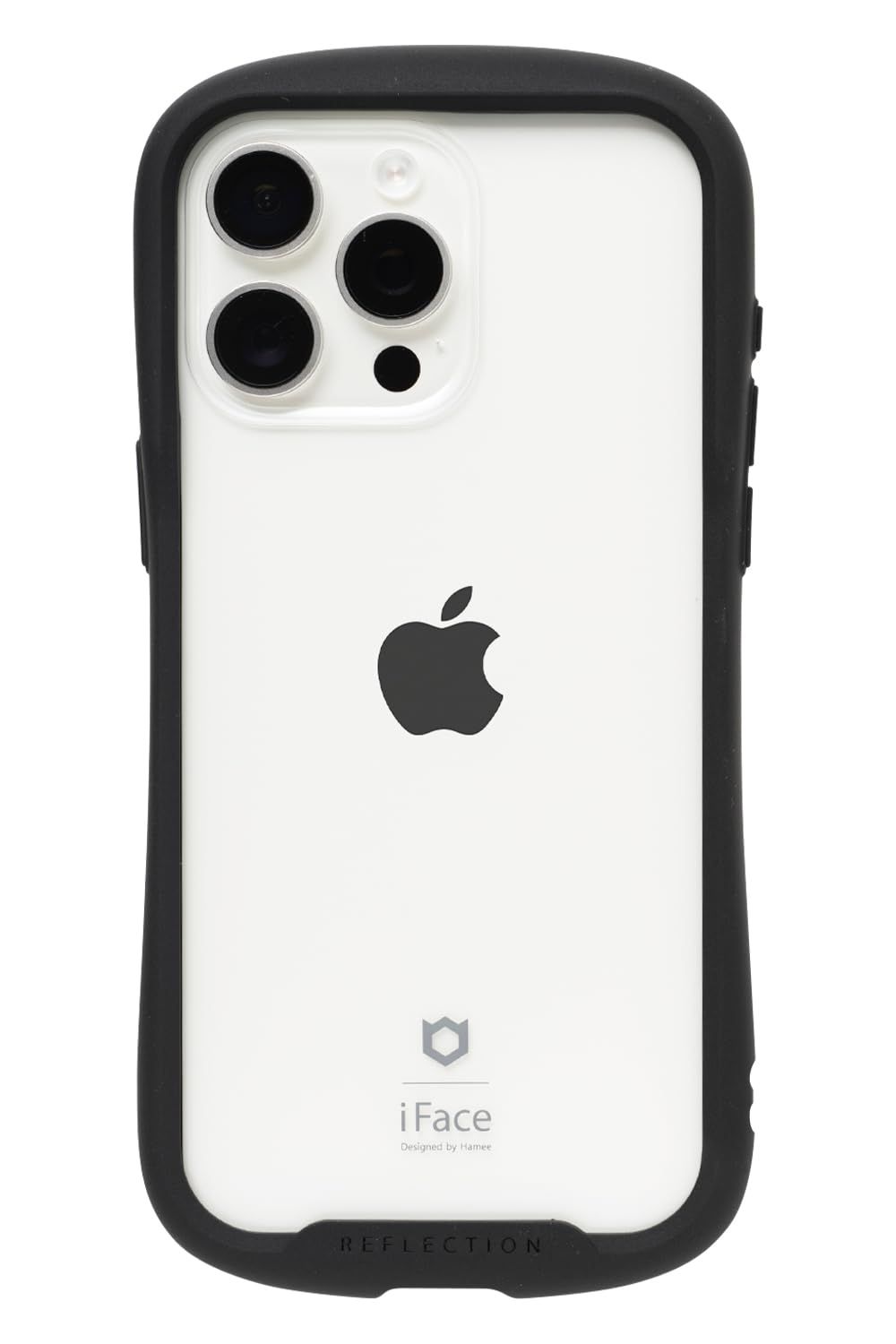 iFace Reflection iPhone 15 Pro Max ケース クリア 強化ガラス (ブラック)【アイフェイス アイフォン15promax 用 iphone15プロマックス 用 カバー 韓国  [ブラック・iPhone 15 Pro Max専用]
