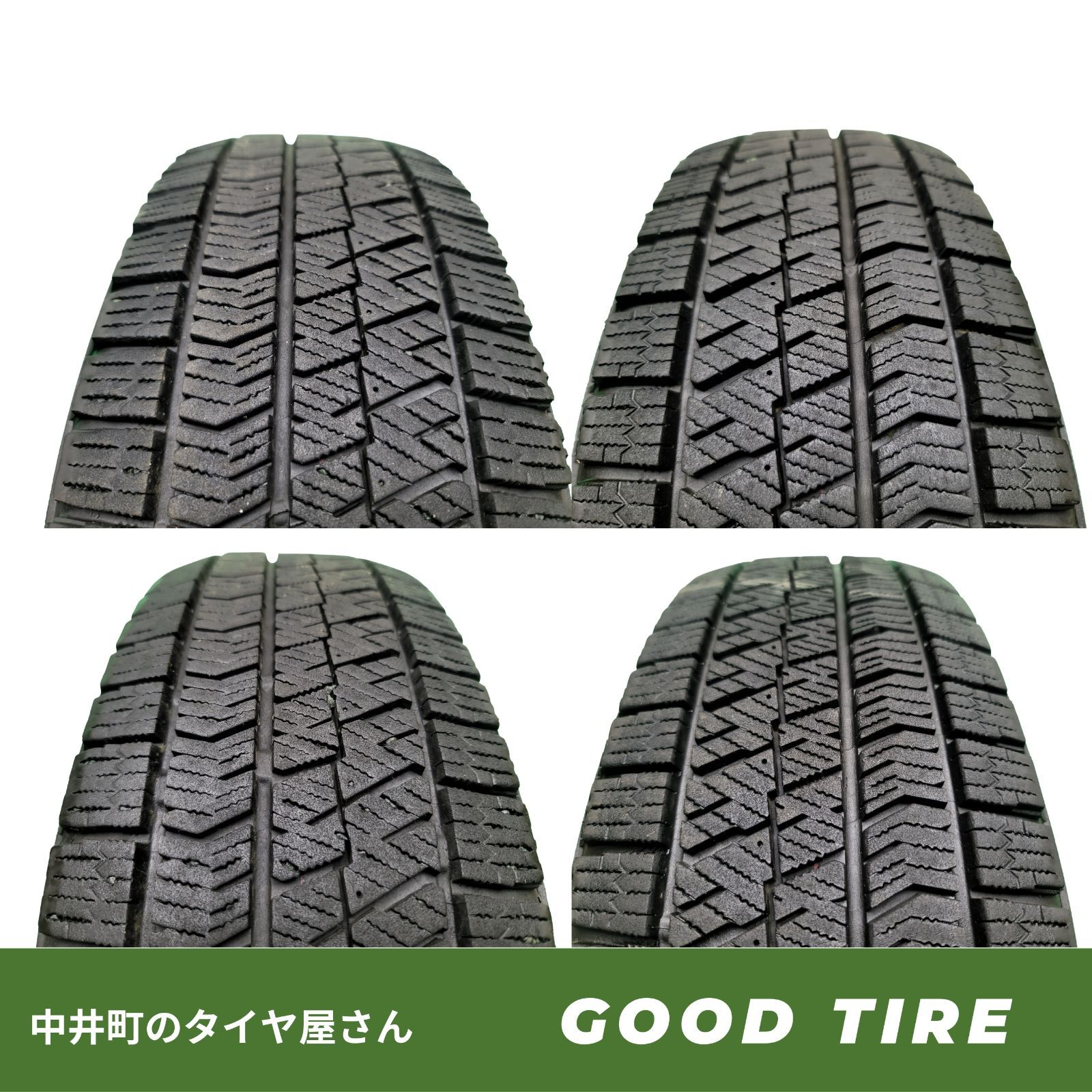 2022年製 8分山 ブリヂストン BLIZZAK VRX2 225/50R17 94Q 4本/札幌市