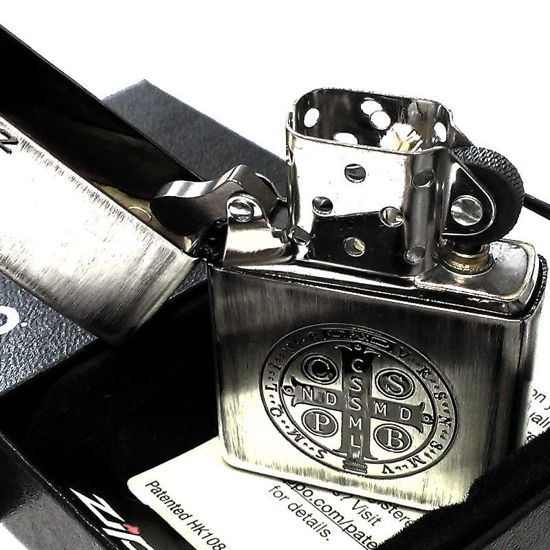 ZIPPO アミュレット 御守り 聖ベネディクト ジッポ ライター ZIPPO アミュレット 御守り 聖ベネディクト ジッポ ライター