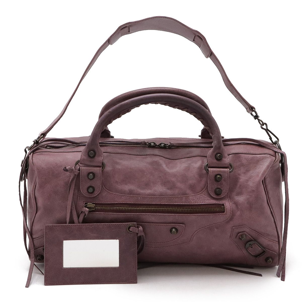 BALENCIAGA ツィギーハンドバッグショルダーバッグミラー付き