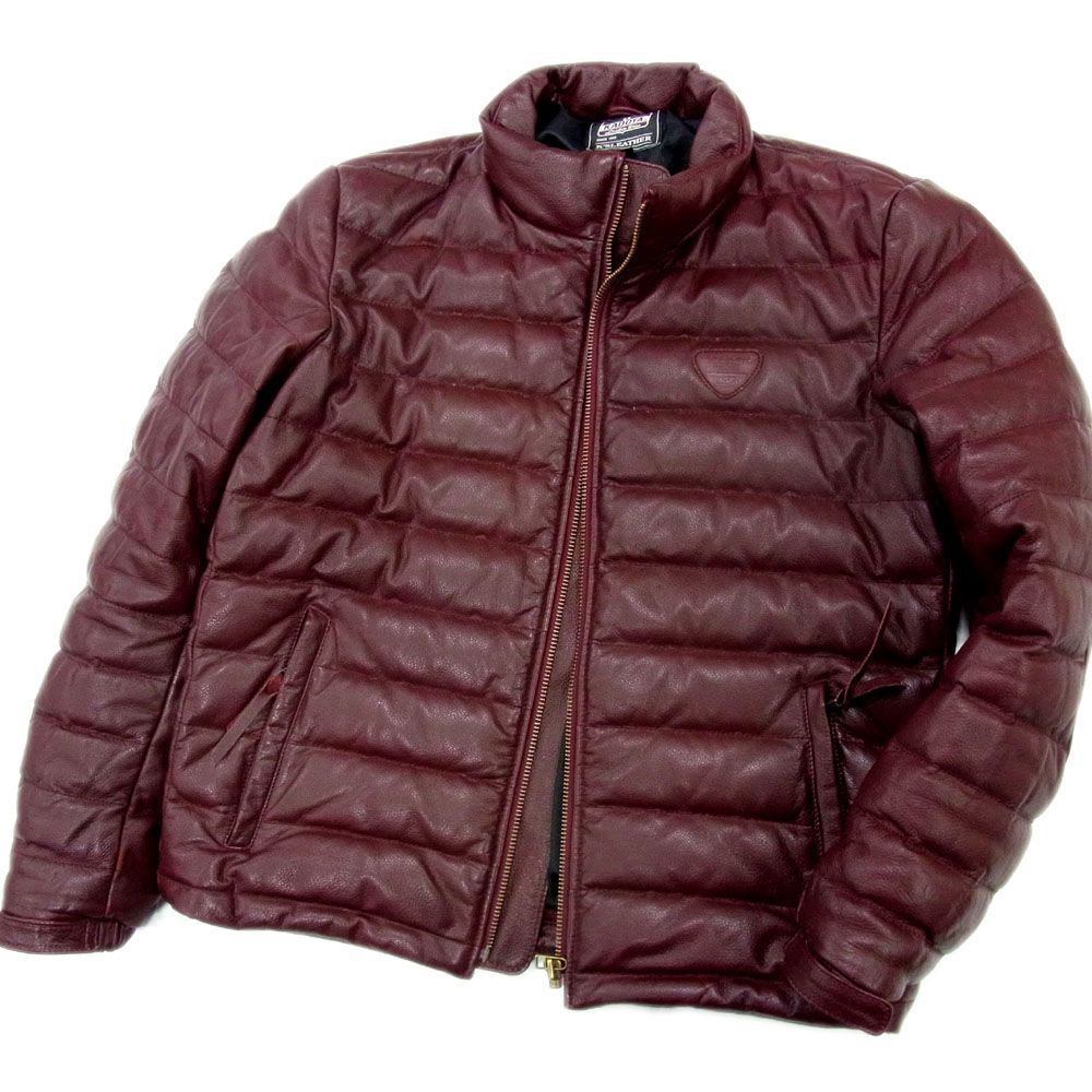 ○KADOYA カドヤ KS LEATHER レザー ライディング ジャケット 