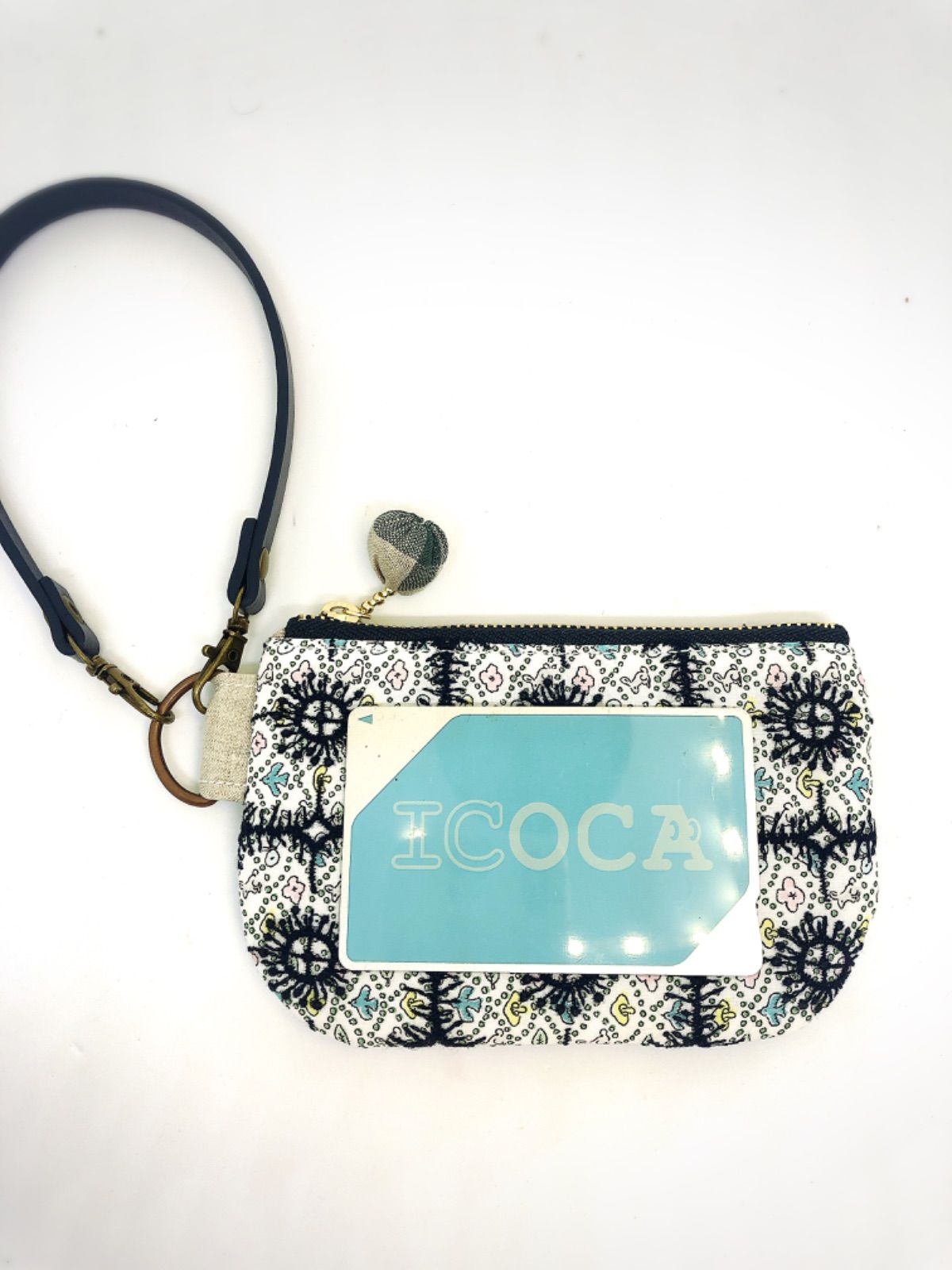 62.61.forest wave+anemoneの角丸ファスナーポーチ 12 ミナペルホネン