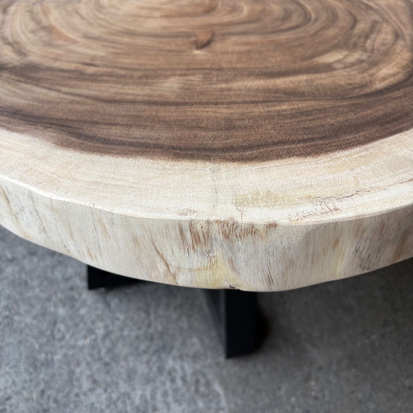 一枚板テーブル モンキーポッド 輪切り モンキーポッド輪切り 一枚板