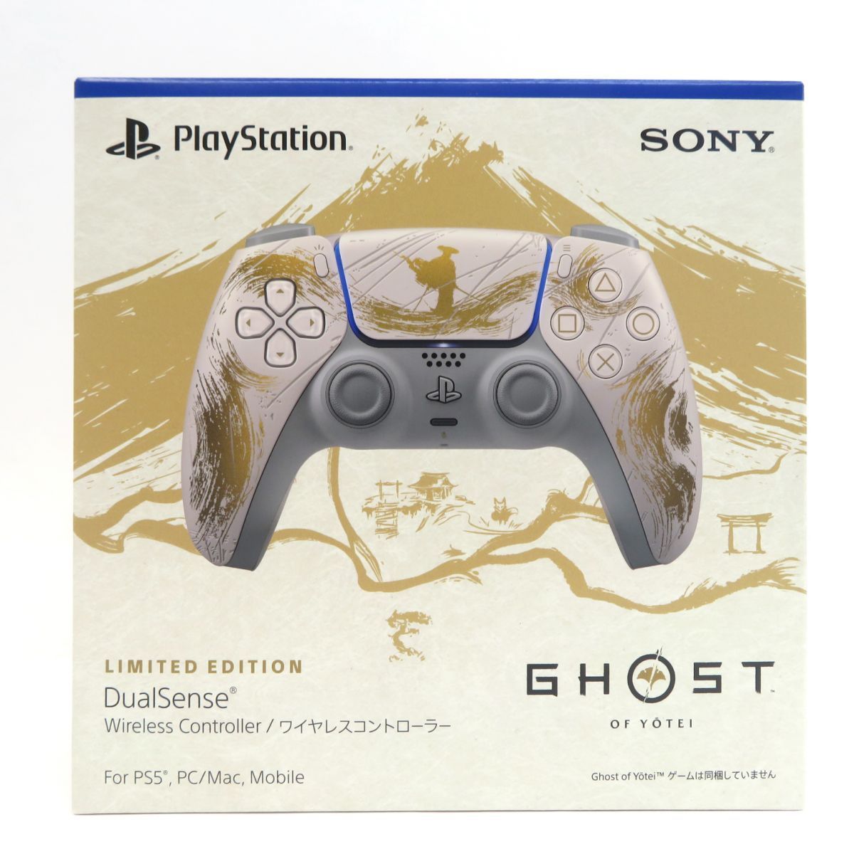 未開封 PS5 DualSense ワイヤレスコントローラー Ghost of Yotei ゴールド リミテッドエディション