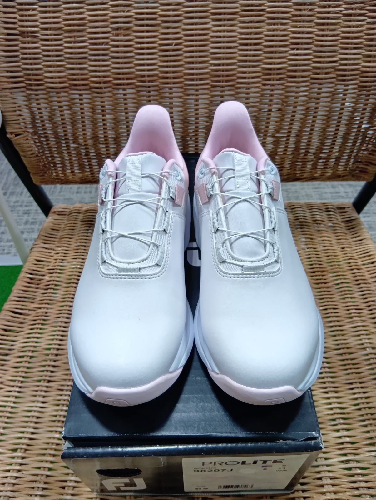 LdSh FootJoy フットジョイ 98207J フットジョイ ゴルフシューズ ＷＯ プロライト ボア レディース ホワイト ピンク 浦安店