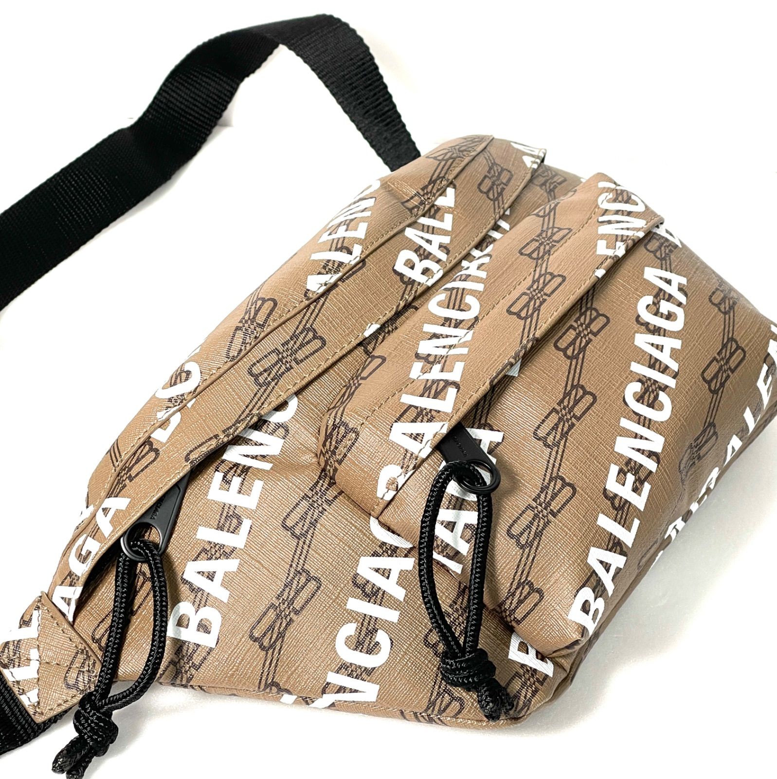 BALENCIAGA* BELTPACK BB MONOGRAM ベルトバッグ* 送料込 新品未使用BALENCIAGAベルトバッグBBモノグラム 正規品 - メルカリ