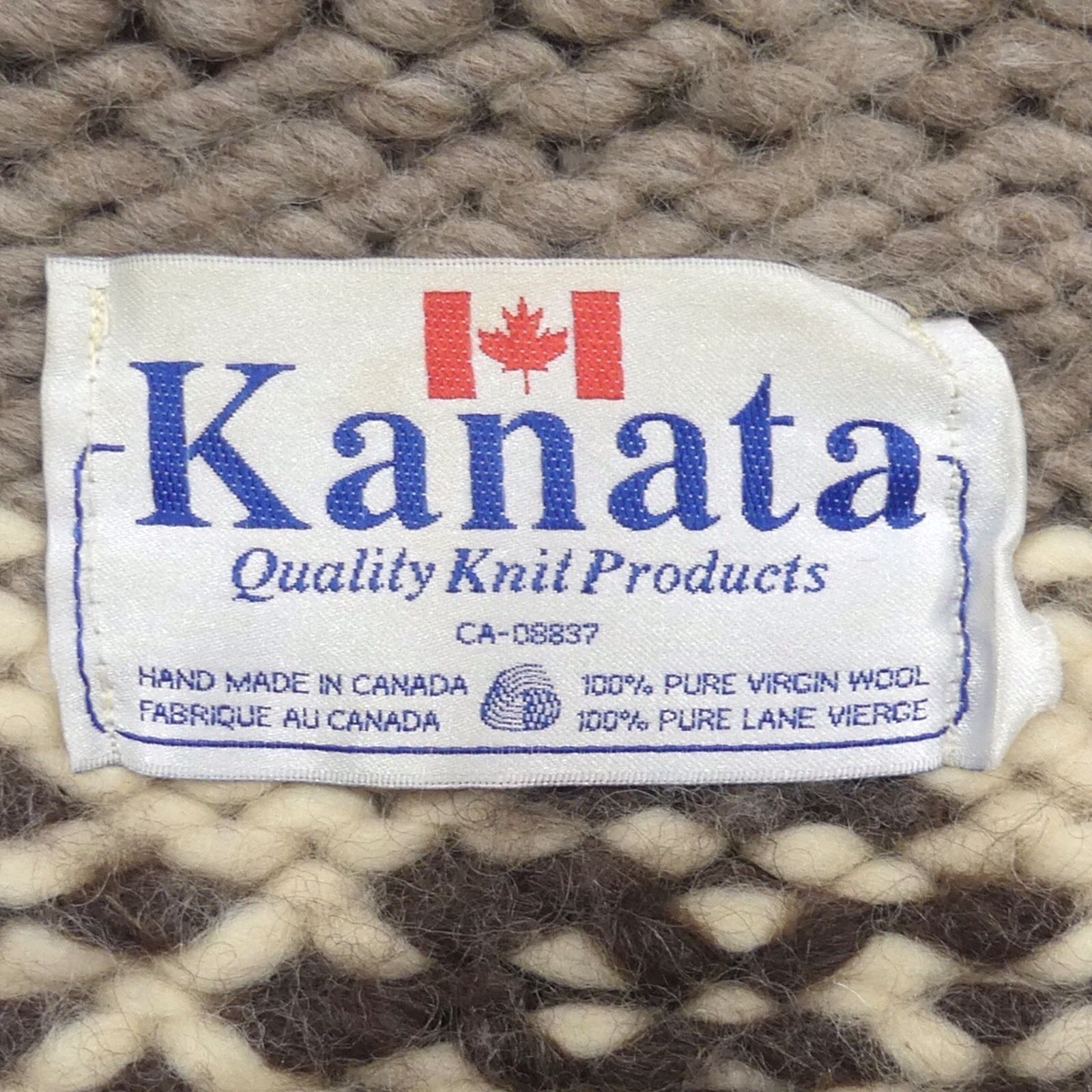 カウチン セーター kanata ニット XXXL カナダ製 カナタ 鹿 トナカイ ハンドニット カウチンセーターサイズXXXL一覧←SEULB屋着古← HN2246