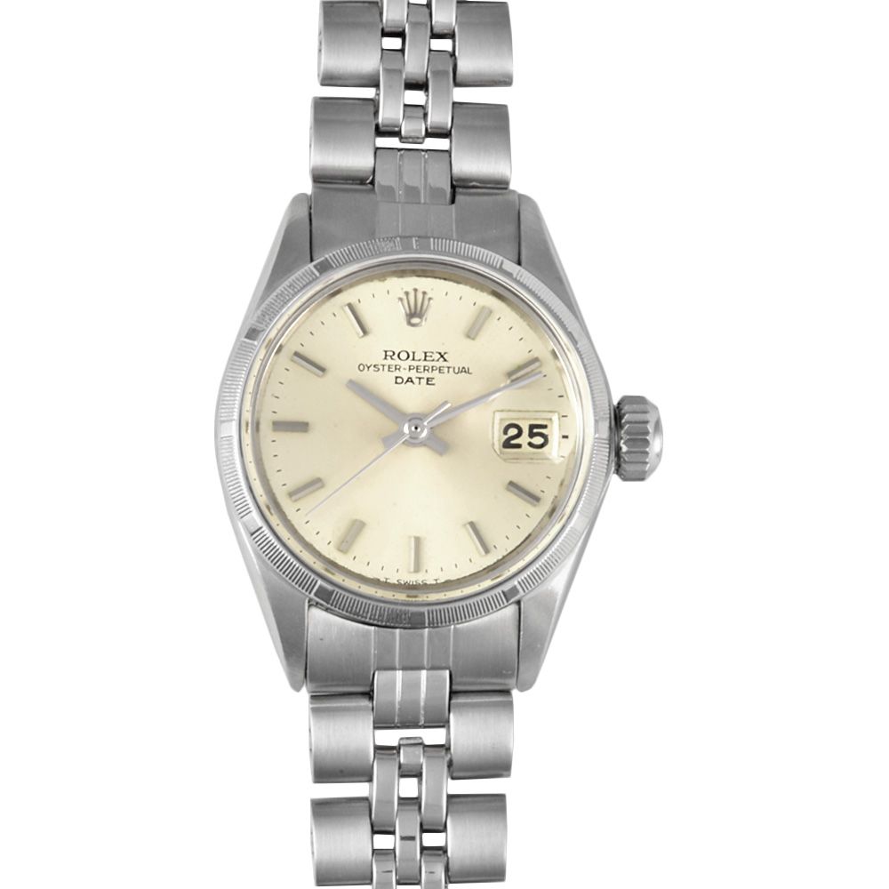 ロレックス ROLEX 6517 オイスターパーペチュアル 18番台(1965年頃製造) 腕時計 シルバー文字盤 レディース【中古】