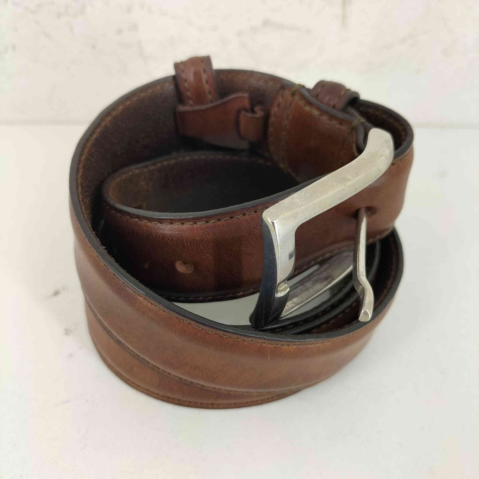 新品、未使用　フェリージ　felisi レザー ベルト サイズ85 ブラウン Amazon.co.jp: (フェリージ) Felisi ベルト レザーベルト ユニセックス