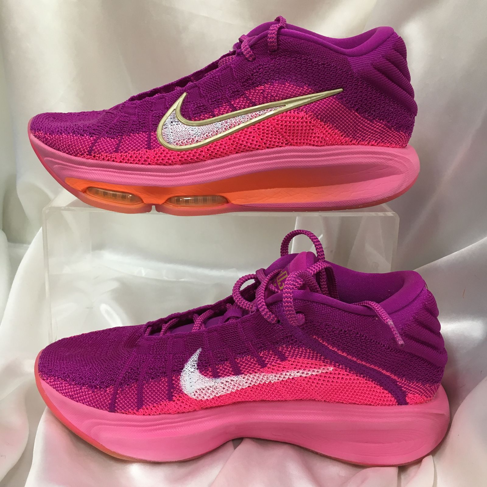 Nike バスケットボールシューズ 黒/ピンク/黄　26.5 zoom Nike バスケットボールシューズ 黒/ピンク/黄 26.5 zoom 楽天