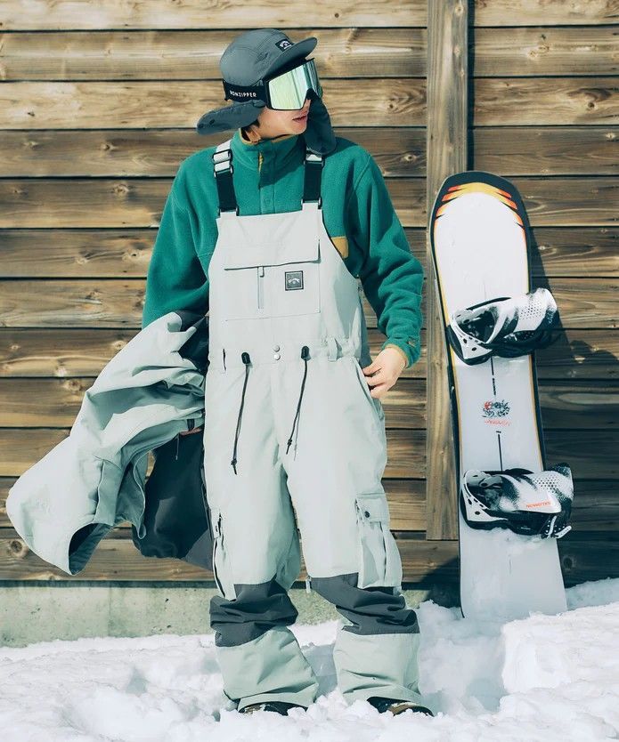 2025|2026 BILLABONG|ビラボン CARGO BIB スノーパンツ GGY メンズ BF01M701