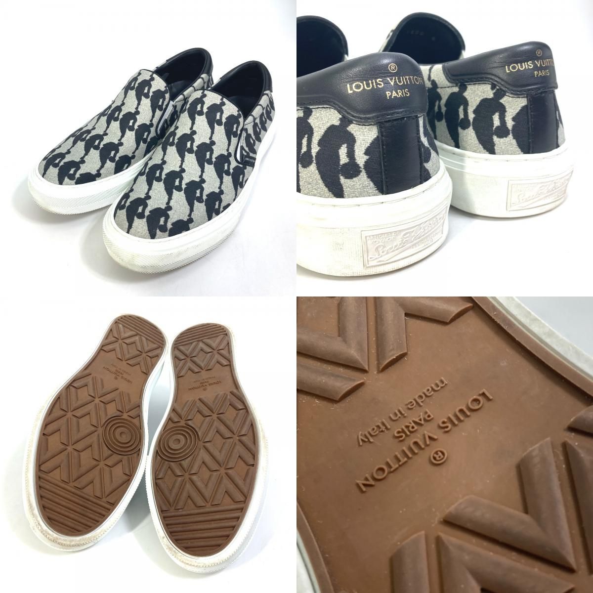 ルイヴィトン NBA コラボ トロカデロ スニーカー スリッポン 靴 