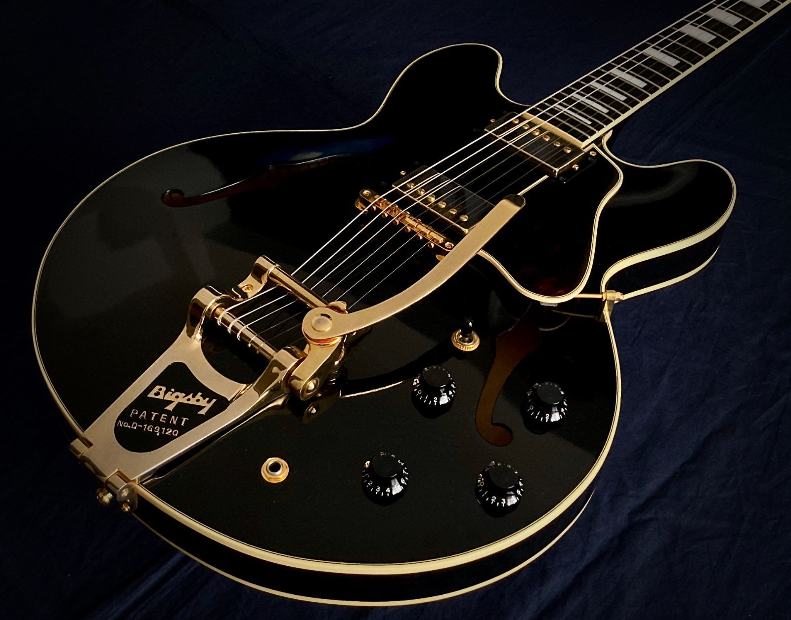 VG KTR-ES CST w/Bigsby BLK ES-355 寺田楽器製セミアコースティックギター ギブソンES-355仕様 - メルカリ