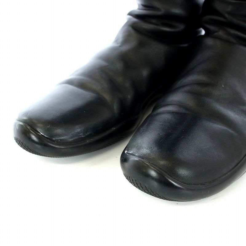 プラダスポーツ PRADA SPORT ロングブーツ レザー バック