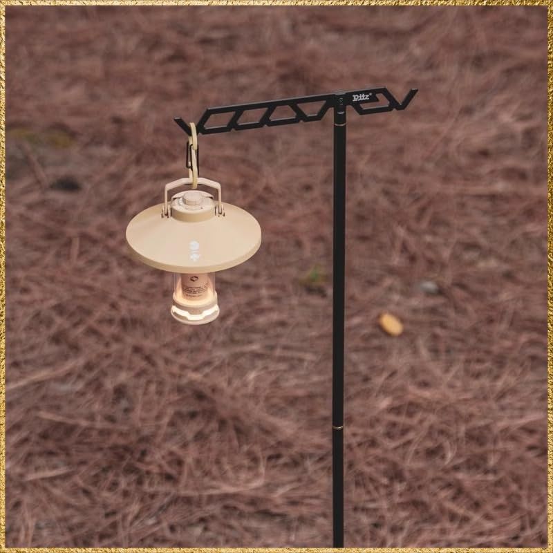 こんなモデルもご提供中！ 彡 でお届け 彡Color 波型フック ランタンスタンド ハンギングラック キャンプ ライトスタンド コンパクトで軽量アルミ製 波のように曲がったフック卓上式 打ち込む式両用でアウトドア 波型フック