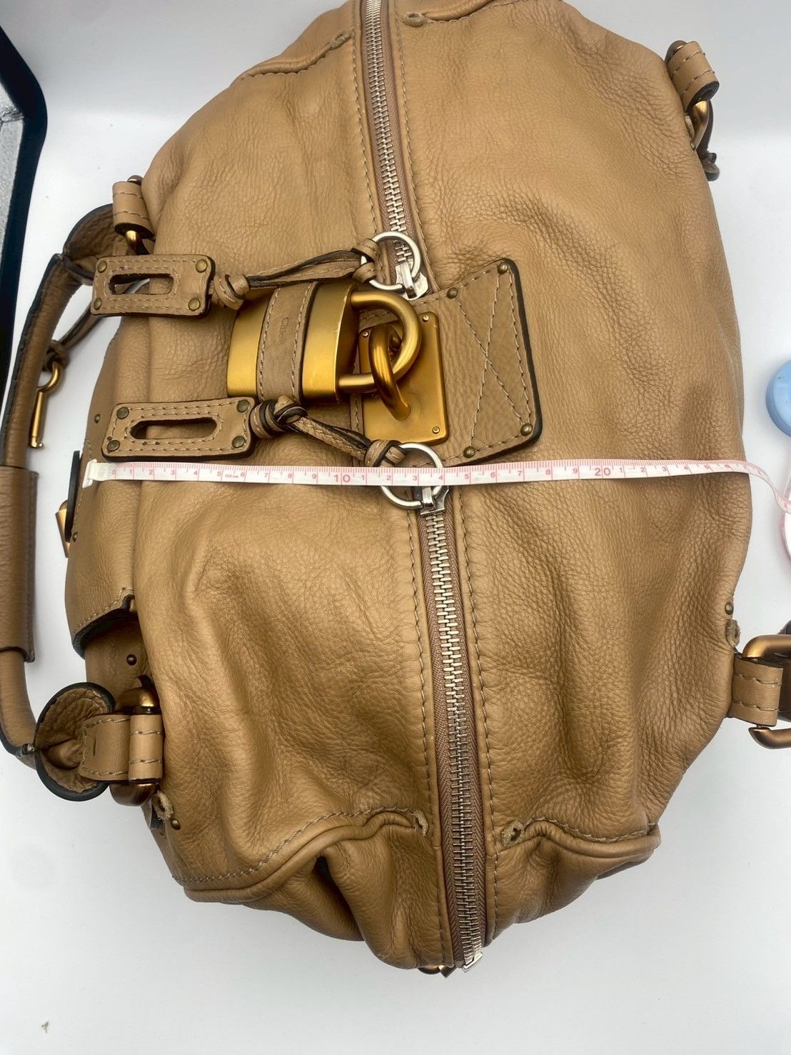 良品】Chloe パディントン ゴールドベージュ Y2K ハンドバッグ肩掛け