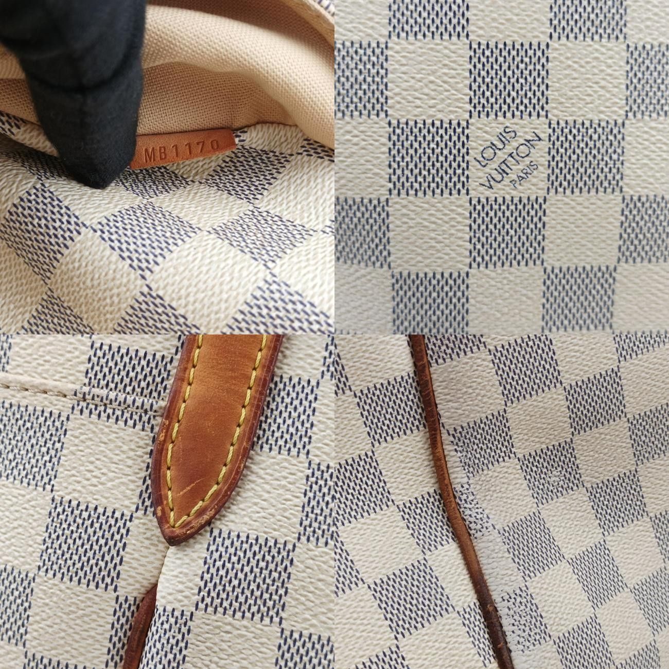 ルイヴィトンLouis VuittonトータリーMMアズールダミエキャンバスN51262MB1170