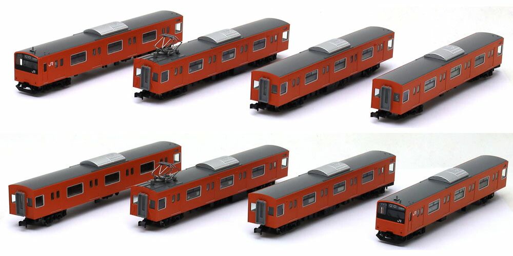 201系（JR西日本30N更新車 オレンジ）セット（8両） 【TOMIX