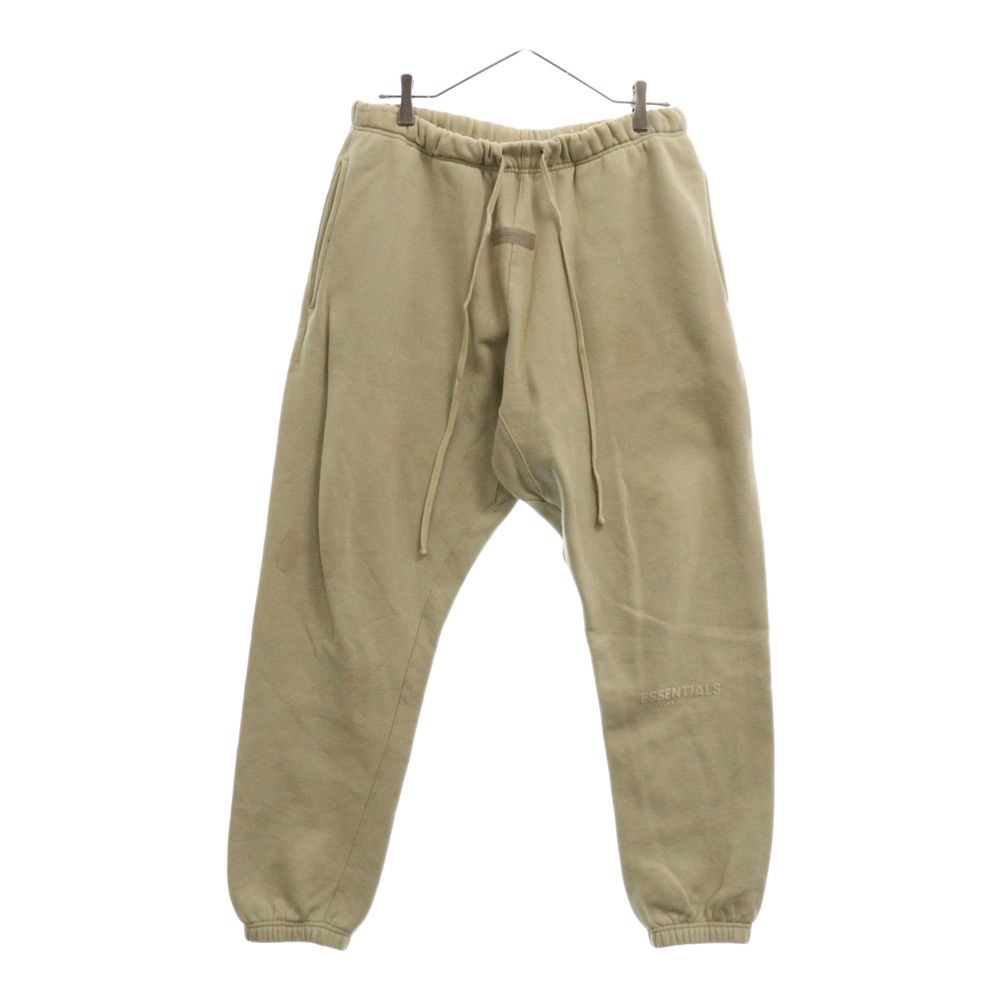 FOG Essentials (エフオージー エッセンシャルズ) フロントラバー ロゴプリント 裏起毛スウェットパンツ グリーン