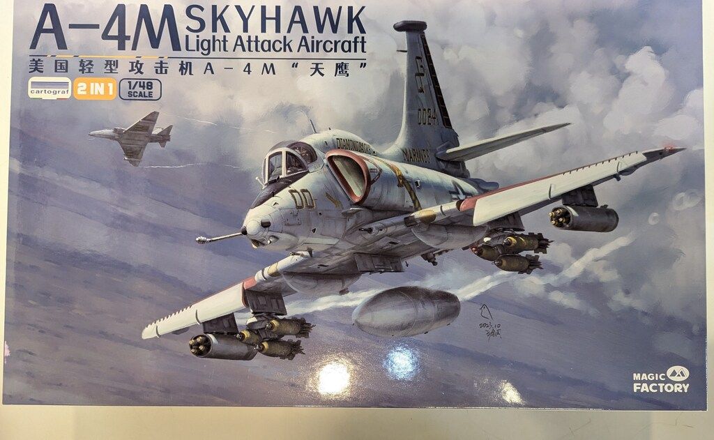 1/48 マジックファクトリー A-4M スカイホーク 攻撃機 A-4M スカイホーク 軽攻撃機 (プラモデル) - ホビーサーチ ミリタリー