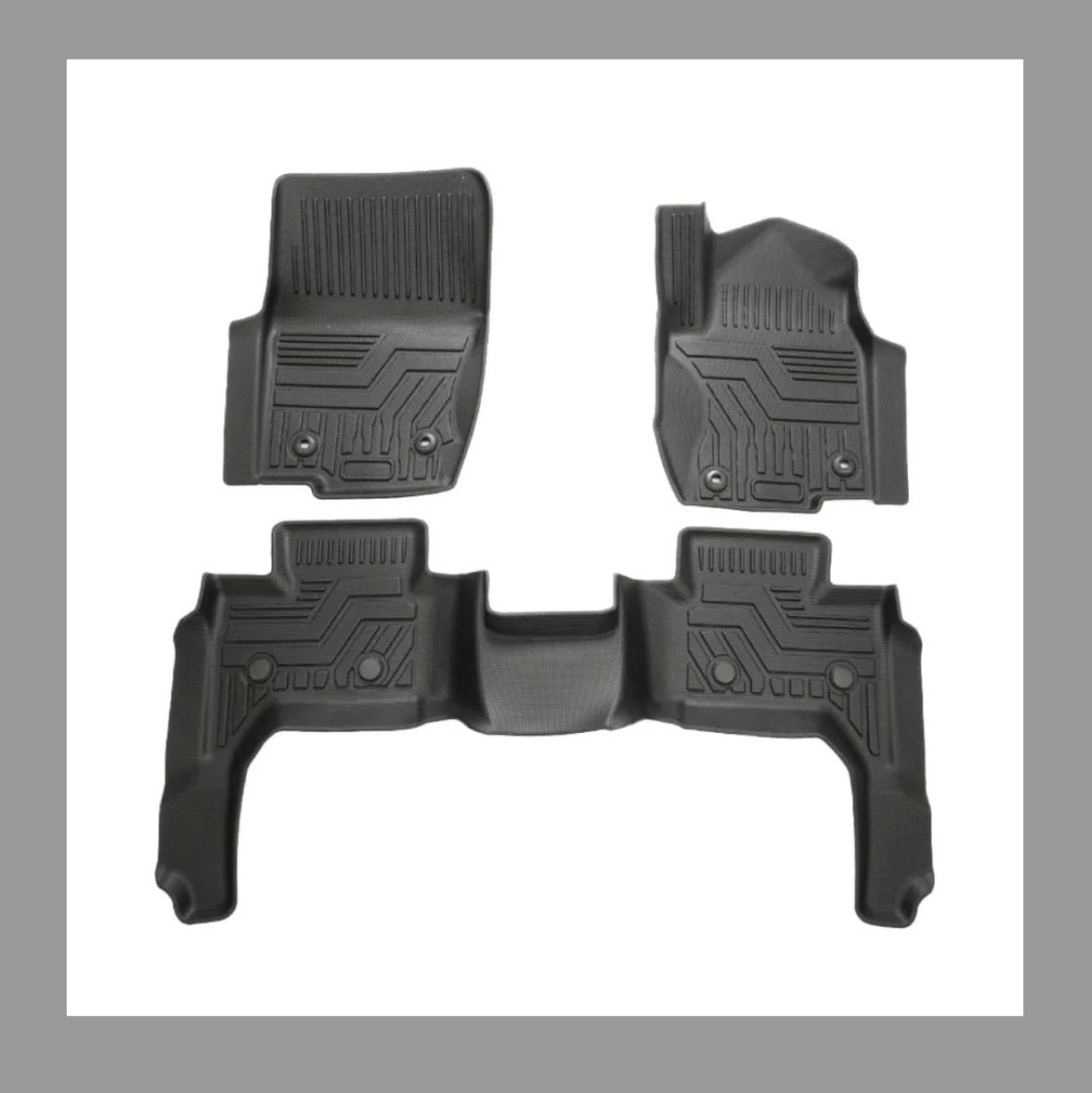 中古車両セット 訳あり】A1339 ランドクルーザー 250 フロアマット（1+2列目）5人乗り/7