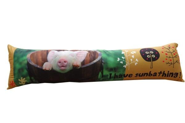 【新品・3営業日で発送】イケヒコ・コーポレーション ピロー 洗える やわらかい 枕『デジタルプリント抱き枕』豚 約30×110cm