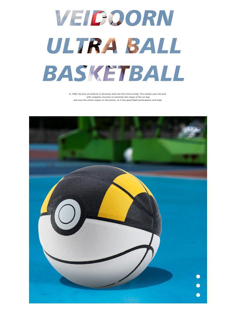 海外限定 バスケットボール ポケモン公式コラボ商品 ７号球 ポンプ付き