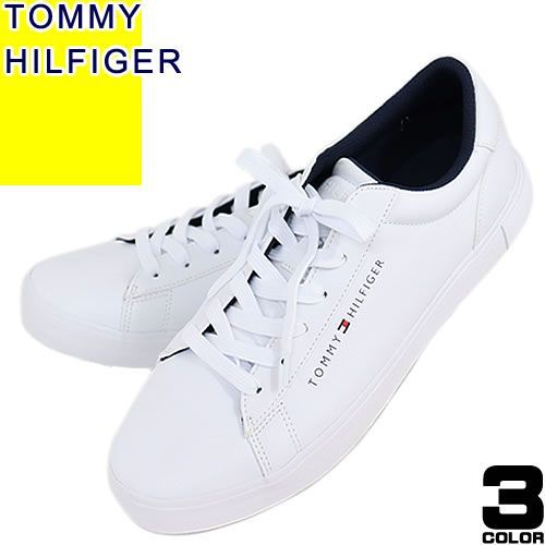   トミー ヒルフィガー スニーカー WHITE 白 TOMMY HILFIGER トミーヒルフィガー GLENNY ホワイト｜ネクスト