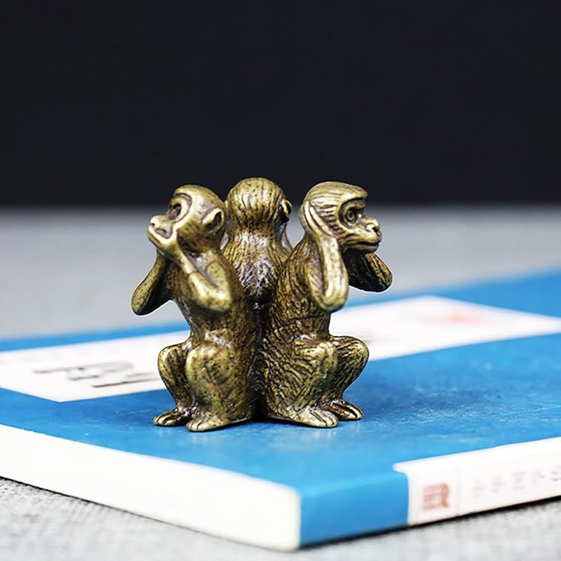 三猿 置物｜見ざる・聞かざる・言わざるの縁起物｜日光東照宮モチーフ