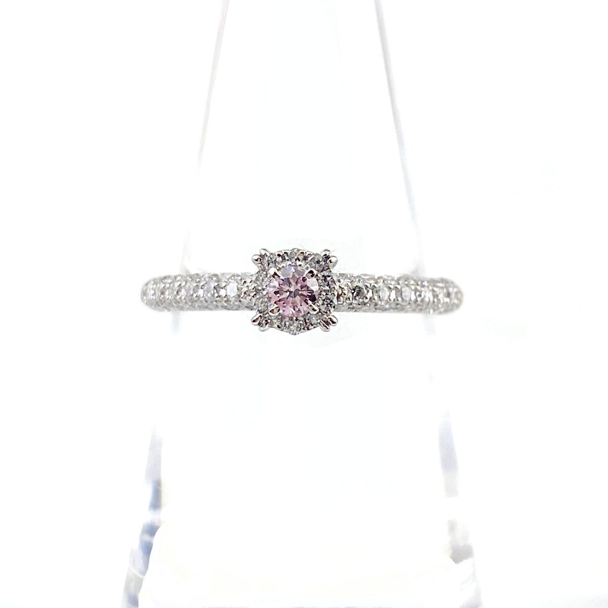 ダイヤモンド デザインリング プラチナ 指輪 メレダイヤ リング 13号 Pt900 ダイヤモンド レディース