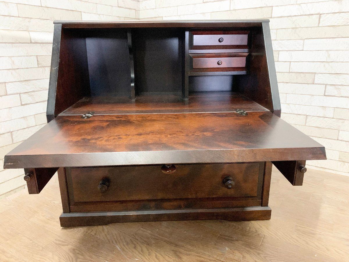 北海道民芸 豪華なライティングビューロー 北海道民芸 ライティング